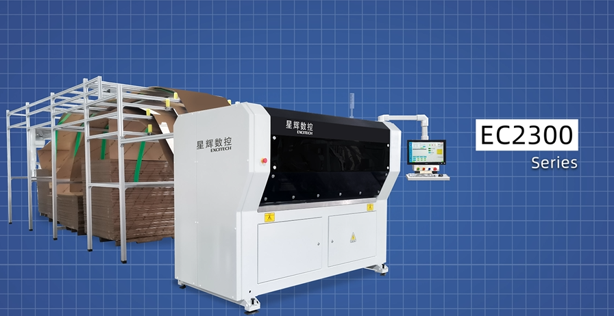 Excitech CNC 2300 -laatikonvalmistuskone, älykkäät pakkausratkaisut!