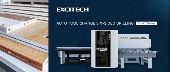 Excitech EH-C Kuusipuolinen porauskoneen automaattinen työkalu muuttaa toimintoa.