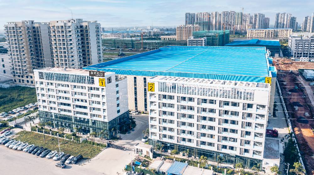 Uuden tehtaan suunnittelu ja ominaispiirteet Zhaoqingissa, Guangdongin maakunnassa